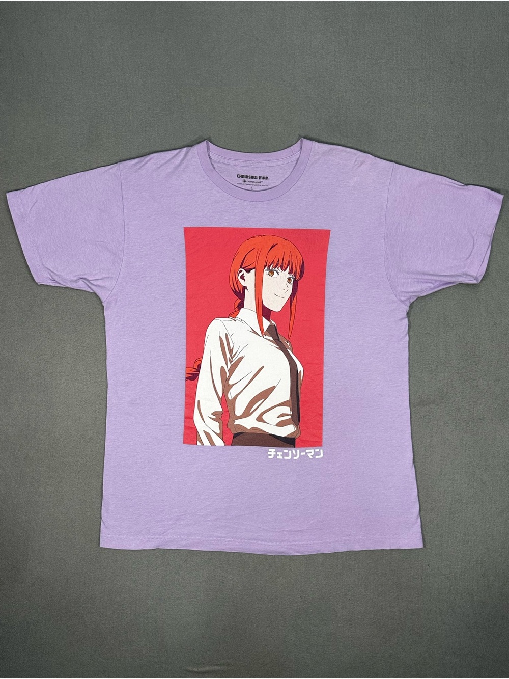 Chainsaw Man Makima Anime Graphic T Shirt Purple Crunchyroll Men’s Large